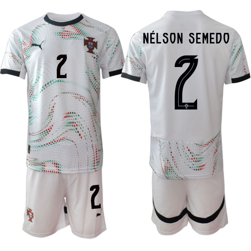 Men 2025-2026 Season Portugal away White 2 Soccer Jersey
